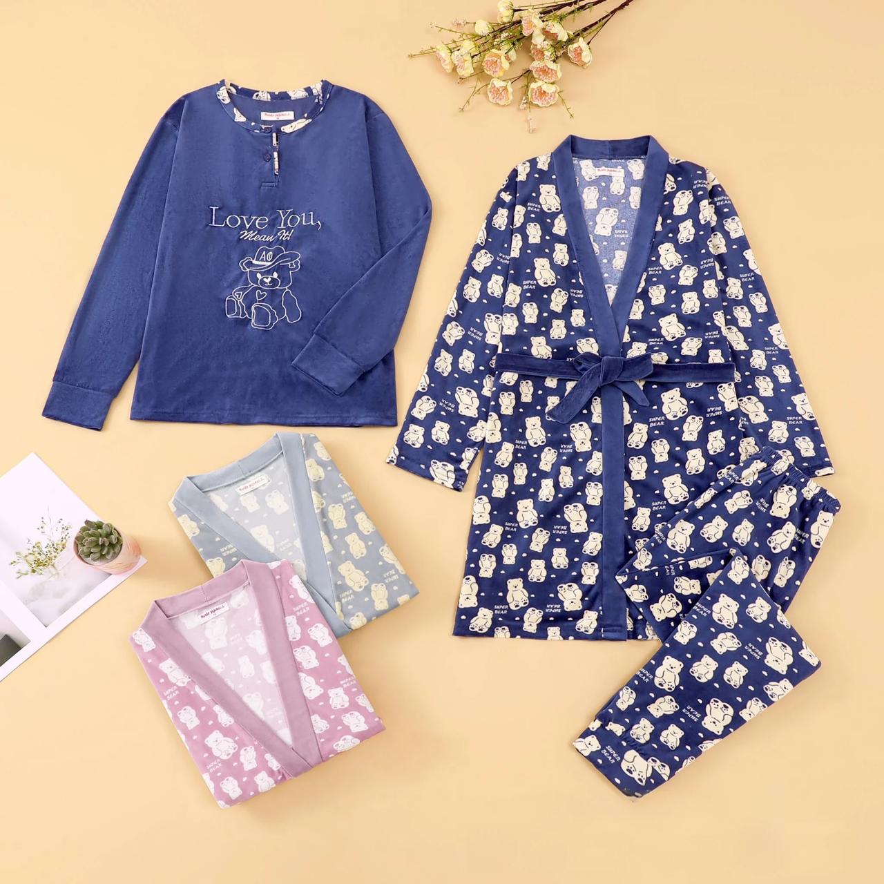 Pijama 3 pcs osito
