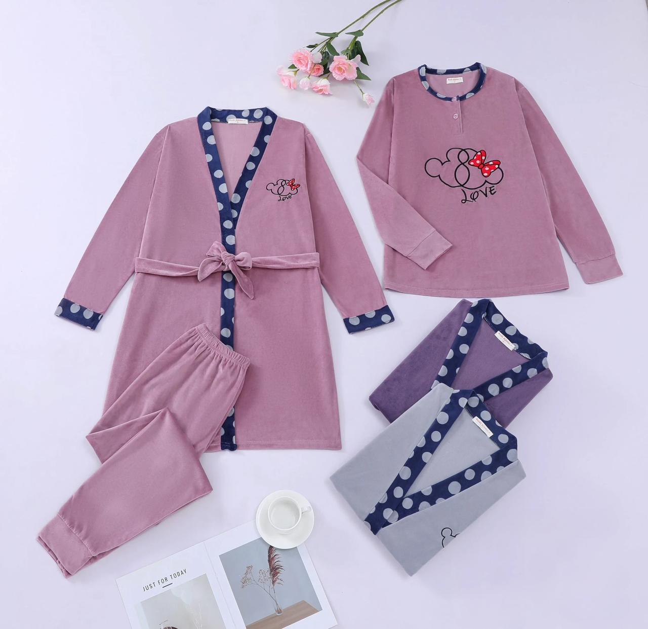 Pijama 3 pcs osito liso